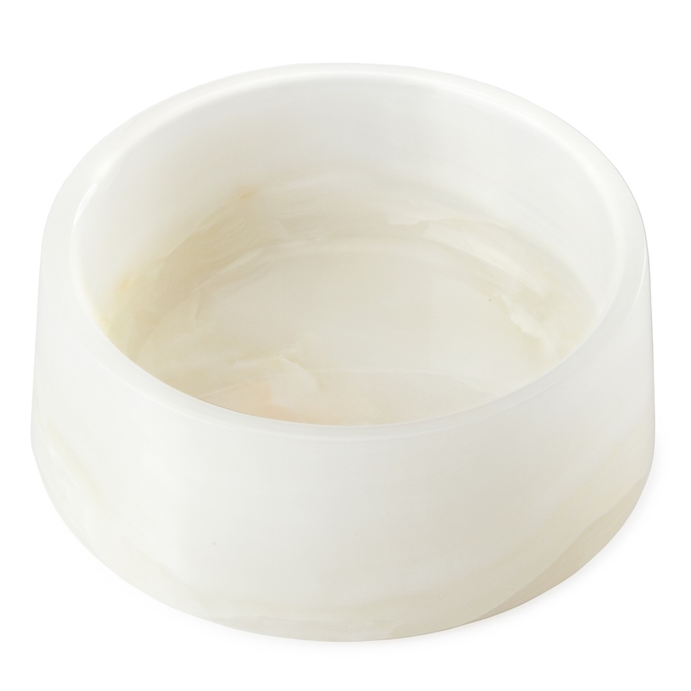 ame gemella marble pet bowl (small to medium size pets)